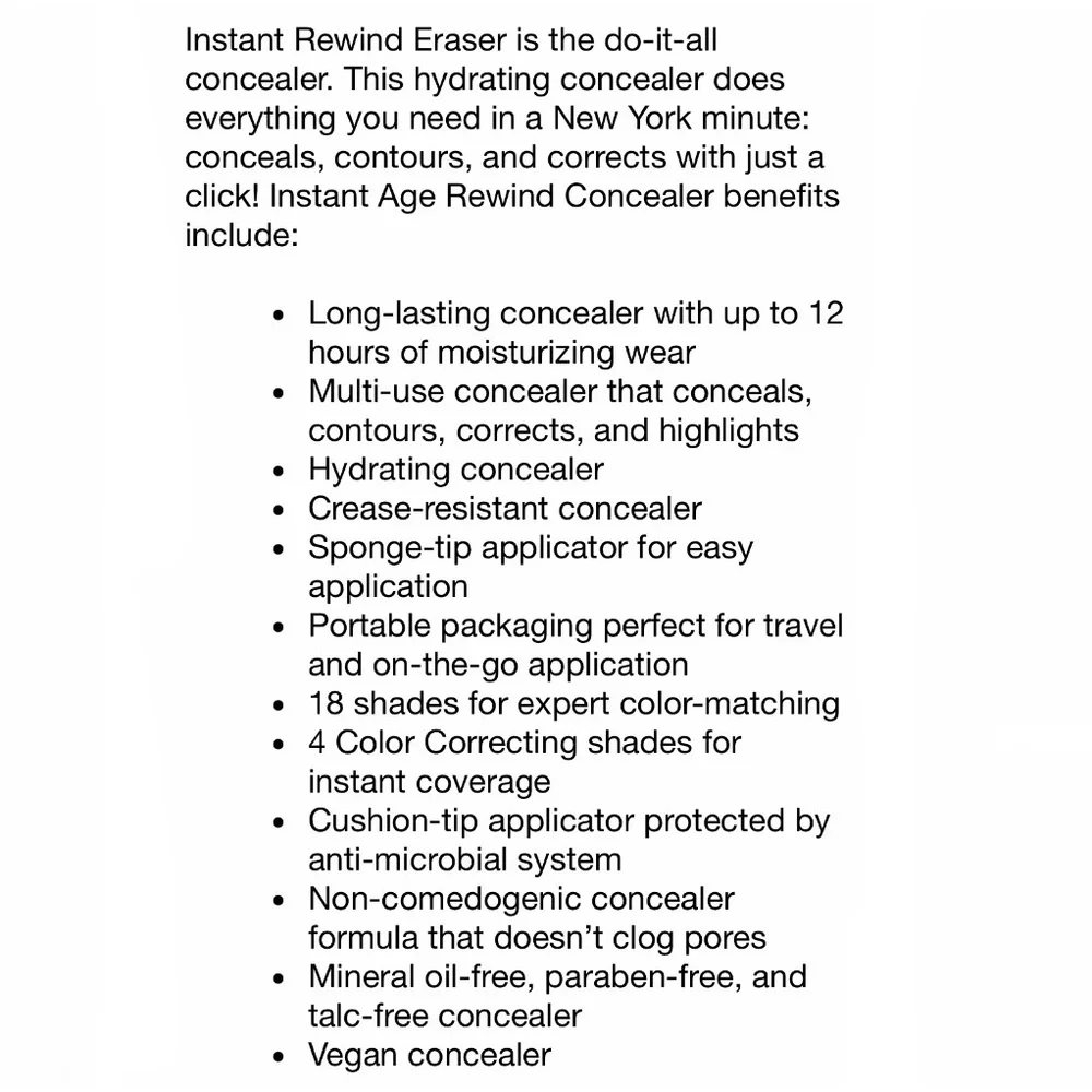 Maybelline INSTANT AGE REWIND® ERASER MULTI-USE CONCEALER